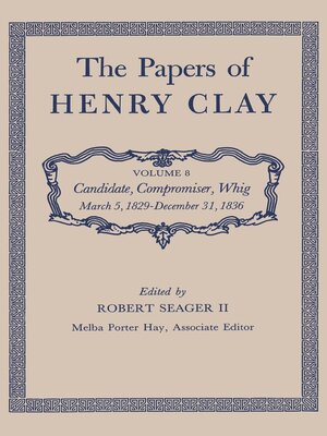 cover image of The Papers of Henry Clay